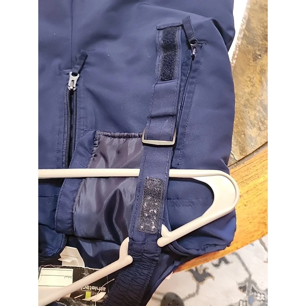Snow Pants Bibs Athletech Kids‎ Navy Blue Size L 10/12